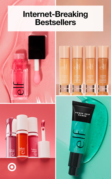 The hottest beauty picks from e.l.f. are waiting for you. Explore viral favorites from makeup to skincare & get your glow on. Find your new go-tos at Target. Best Foundation For Dry Skin, Oblong Face, Makeup Zombie, Makeup Doll, Makeup Flawless, Preppy Makeup, Zombie Face, Stop Hair Breakage, Instagram Skincare