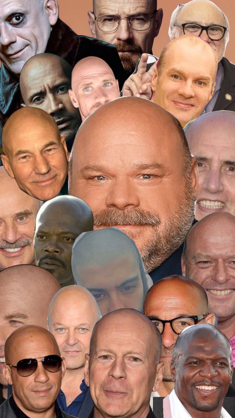 Created by ambavh6765 on Shuffles Bald Aesthetic, Bald Celebrities, Bald People, Moodboard Art, 23rd Birthday, Aesthetic Moodboard, 25th Birthday, Connect With People, Your Aesthetic