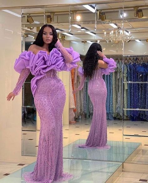 516 likes, 6 comments - IFDRESS (@ifdressdotcom) on Instagram: "Which one?🤩✨️💗👉@ifdressdotcom - ❤️ Follow @ifdressdotcom ❤️ Share @ifdressdo..." Prom Dress Purple, Dinner Gown, Purple Prom, Strapless Prom Dress, Purple Prom Dress, Lace Styles, Beaded Prom Dress, Perfect Prom Dress, Dress Purple