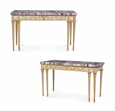 Antique Console Table For Sale, French Antique Console Table, Italian Console Table, Furniture Classics St Louis Console, 19th Century End Table, Art Storage, Italian Furniture, Console Tables, Marble Top