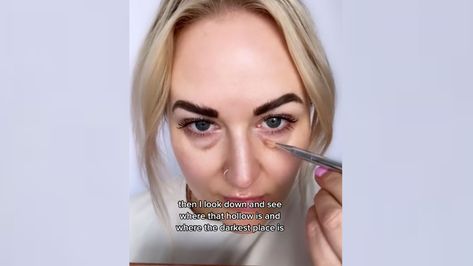 I have under-eye bags but my magic makeup technique camouflages circles How To Camouflage Under Eye Bags, How To Hide Eye Bags With Makeup, Baggy Eyes Makeup, Hide Under Eye Bags, Eye Bags Remedy, Eye Bags Makeup, Baggy Eyes, Magic Makeup, Under Eye Makeup