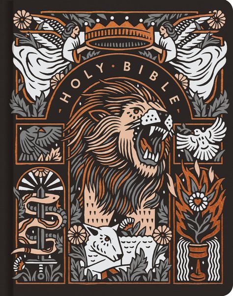 Joshua Noom, The Lion And The Lamb, Lion And The Lamb, Esv Bible, Lion And Lamb, Bible Characters, Journaling Bible, Ayat Alkitab, Commissioned Artwork