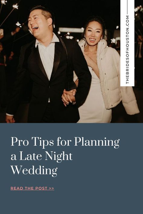 Pro Tips for Planning a Late Night Wedding Late Night Wedding, Night Wedding, Pro Tip, Wedding Night, Late Night, Wedding Planner, Wedding Planning, Romance, Weddings