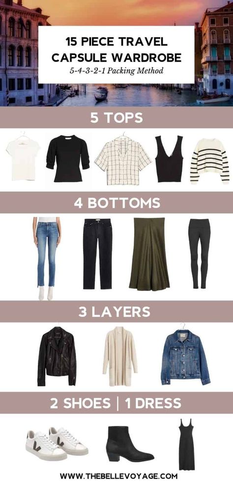 Travel Layers Outfits, Spain In October Outfits, 5 4 3 2 1 Packing, Travel Capsule Wardrobe 2023, Travel Capsule Wardrobe Spring, Phoenix Nights, Capsule Wardrobe Examples, Capsule Wardrobe 2023, Travel Capsule Wardrobe Summer