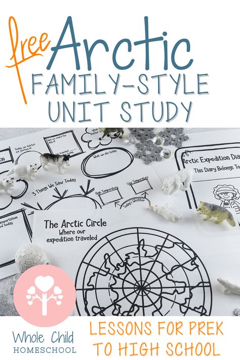 Explorer Unit Study, Antarctica Lessons For Kids, The Very Very Far North Book Activities, Polar Bear Unit Study, Animal Homeschool Unit, Arctic And Antarctic Animals, Ice Age Homeschool Unit, Antarctica Unit Study, Snow Unit Study