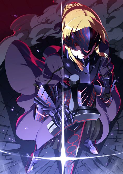 Artist: Is II | Fate/Stay Night | Saber Alter Arturia Pendragon, Fate Stay Night Series, Fate Stay Night Anime, Wallpaper Animes, Fate Anime Series, Fate Zero, Stay Night, Fate Stay Night, An Anime