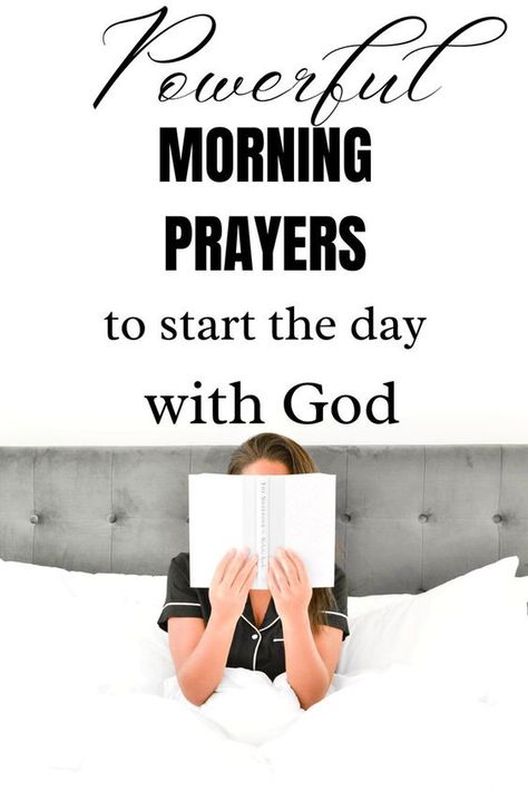 Powerful Morning Prayers, Powerful Morning Prayer, Morning Scripture, Morning Devotion, Fast And Pray, Prayer Changes Things, Everyday Prayers, Morning Prayer Quotes, Prayer For The Day