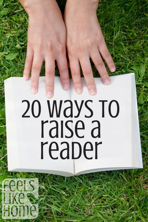 20 ways to raise a reader- a kid who reads is a kid who succeeds, right?  Love these tips! School Success, Reading Tips, Reading At Home, Parenting 101, Reading Program, Maternity Leave, Reading Resources, Parents As Teachers, Home Learning