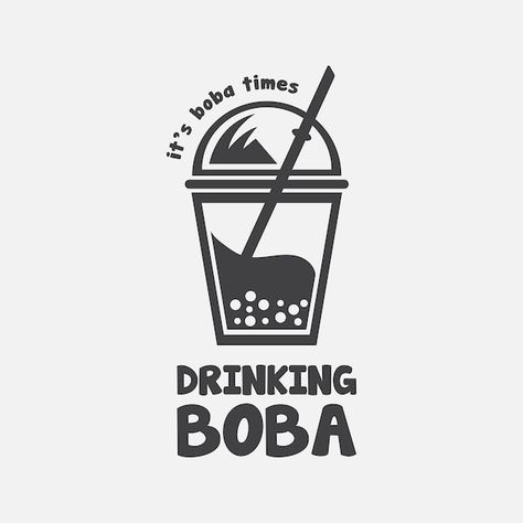 Drink Logo Design, Drink Logo, Tea Logo, Boba Drink, Cup Logo, Drinks Logo, Cafe Logo, Cup Art, Kombucha