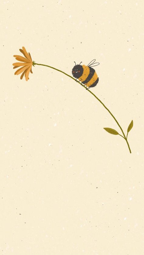 4K Bee Wallpaper Cover Ups Tattoo, Bee Wallpaper, Poster Grafico, Iphone Wallpaper Pattern, Cute Simple Wallpapers, Bee Art, Cute Patterns Wallpaper, Iphone Background Wallpaper, Simple Wallpapers