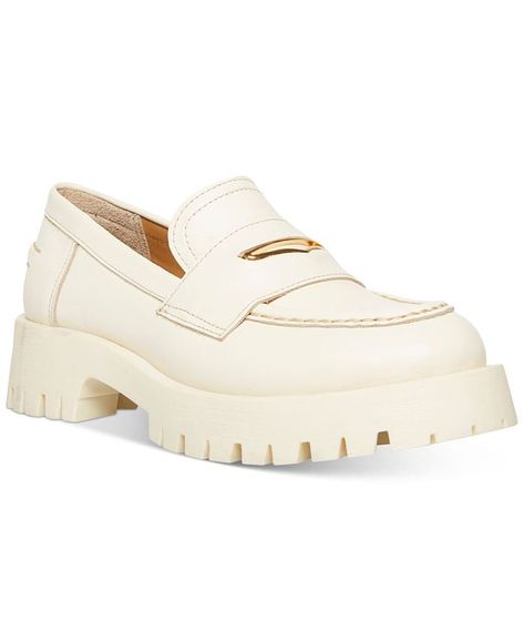 Steve Madden Lawrence Lug Sole Loafers Lug Loafers, White Loafers, Steve Madden Store, Soda Shoes, Loafers Online, Platform Loafers, Salisbury, 5 Inch Heels, Madden Girl