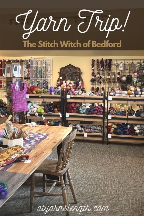 The Stitch Witch of Bedford is a beautiful, bright LYS in the middle of idyllic downtown Bedford! The yarn selection is excellent. Bedford Virginia, Local Yarn Shop, Yarn Shop, In The Middle, New Shop, The Middle, Virginia, Witch, Yarn