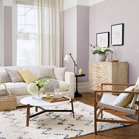 Lilac Living Room, Modern Grey Living Room, Grey Walls Living Room, Gray Living Room Design, Grey Furniture Living Room, Cream Living Rooms, Grey Interior Design, Living Room Decor Gray, Neutral Living Room