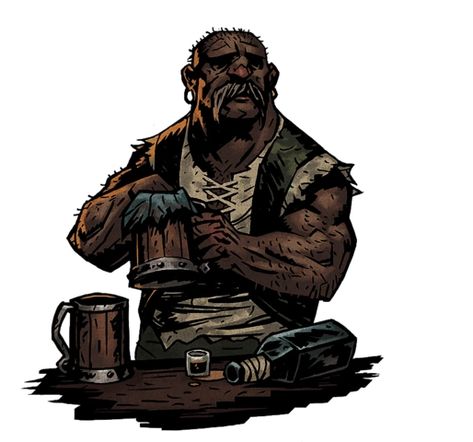 Tavern - Official Darkest Dungeon Wiki Best Armor, Darkest Dungeon, Arte Animal, Medieval Fantasy, Dnd Characters, Character Portraits, Blacksmithing, Dark Fantasy, Dungeons And Dragons