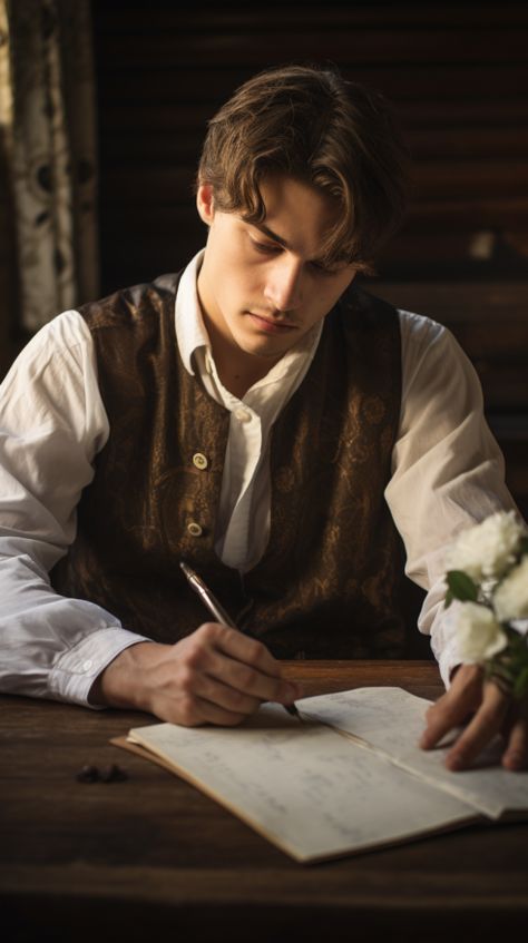 Russian Handsome Young Man Drinking #Russian #handsome #man #guy #avatar #wallpaper Historical Character Inspiration, Regency Men Aesthetic, Scholar Aesthetic Male, Fantasy Scholar Outfit Male, Russian Man Aesthetic, Brunette Man Aesthetic, Academic Man, Handsome Man Aesthetic, Medieval Scholar