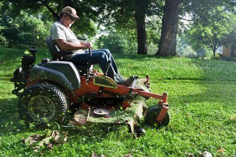 Mow the law easily and safely. Check out this buyer's guide for top picks to find the best riding lawn mower for hills and uneven yards. Running Images, Best Riding Lawn Mower, Self Propelled Mower, Best Lawn Mower, Mowers For Sale, Tractor Mower, Riding Mowers, Landscape Maintenance, Riding Lawn Mowers