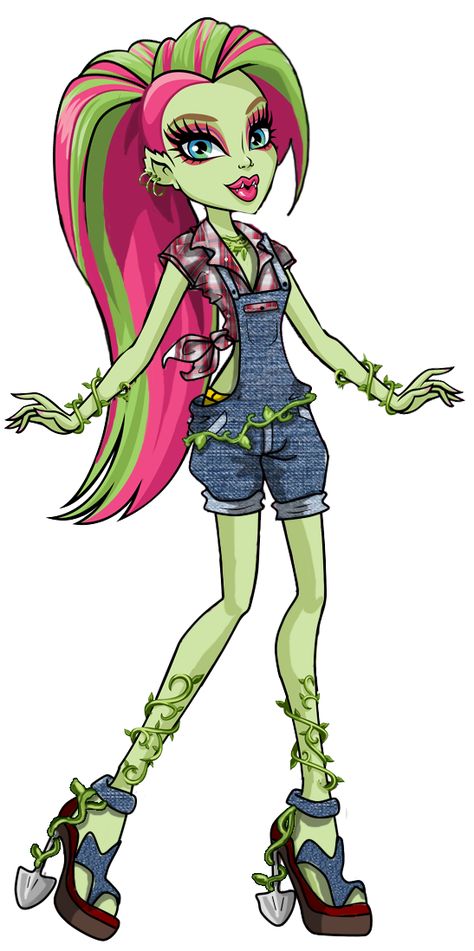 venus mcflytrap garden keeper 2 Monster Fashion, Venus Mcflytrap, Monster High School, Plant Monster, High Characters, Arte Monster High, Monster High Pictures, Monster High Party, Moster High