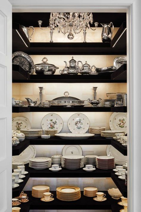 Dish Closet Storage, Dish Closet, Dish Pantry, China Room, Dish Room, Dream Pantry, China Closet, Perfect Pantry, Pantry Room