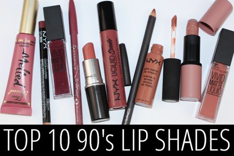 Top 10 90's Lip Shade Picks - http://pinkparadisebeauty.blogspot.co.uk/2016/07/90s-lipstick-trend-my-top-10-picks.html Discontinued Makeup Products, 90s Makeup Products, 90s Lipstick Shades, Mascara Drugstore, 90s Lipstick, 90s Bar, 90s Lip, Discontinued Makeup, Nail Inspo Ideas