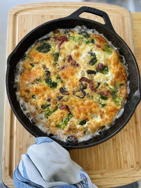 My Go-To Frittata Recipe(Oven Baked) Oven Frittata, Frittata Recipes Baked, Oven Baked Frittata, Egg Frittata Recipes, Fritatta Recipe, Baked Frittata, Breakfast Quiche Recipes, Brulee Recipe, Creme Brulee Recipe