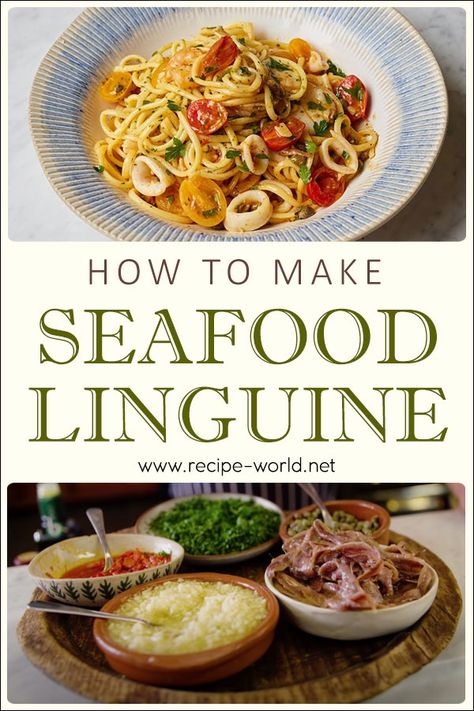 Seafood Linguine, Linguine Recipes, Paleo Cookbook, Calabrian Chili, Romantic Dinner, How To Eat Paleo, Grilled Pork, Beef Steak, Pizza Pasta