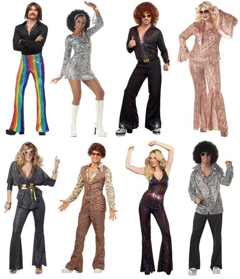 Outfit Anni 70/80, 60 70 80 Fashion Outfit, 80s Disco Party Outfit Costume Ideas, 70s Dance Costume, Disco Party 70s Outfit, 60s Themed Outfits, Retro 70's Outfits For Women, 70s Fashion Costume, 70s Customes Ideas