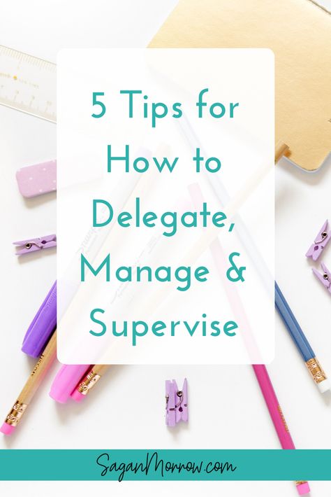 Not sure how to delegate, manage, or supervise people? These 5 project management tips will help you out! Foster healthy relationships with the people you manage and become a better leader today with these management tips... How To Be A Good Office Manager, Orientation Ideas Work, Program Director Tips, Supervisor Organization Tips, Program Manager Tips, How To Manage People Leadership, How To Be A Better Manager, First Time Supervisor, People Management Skills