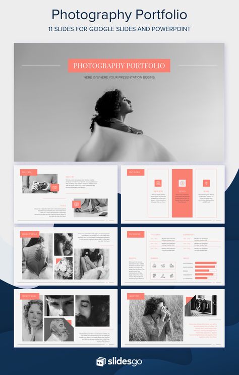 100% free template available for Google Slides and PowerPoint you can use in your presentations. Photography Zine, Good Cv, Minimal Layout, Portfolio Presentation, Google Slides Theme, Google Slides Templates, Powerpoint Presentation Design, Isometric Design, Learning Graphic Design