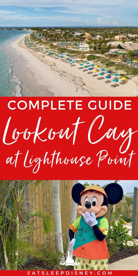 The 25 Disney Lookout Cay at Lighthouse Point Tips and Tricks You Need to Know Lighthouse Point Disney, Disney Lookout Cay At Lighthouse Point, Disney Cruise Door Decorations Ideas, Disney Cruise Door Decorations, Disney Dream Cruise, Disney Cruise Vacation, Cruise Ideas, Disney Cruise Ships, Disney Cruise Tips