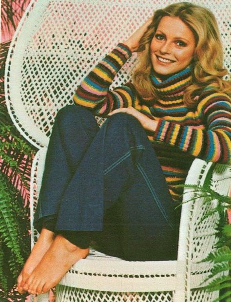 cheryl Charlie's Angels Outfits, Cheryl Tiegs, Kate Jackson, Cheryl Ladd, 60s 70s Fashion, Charlie's Angels, Angel Outfit, 70’s Fashion, Charlies Angels