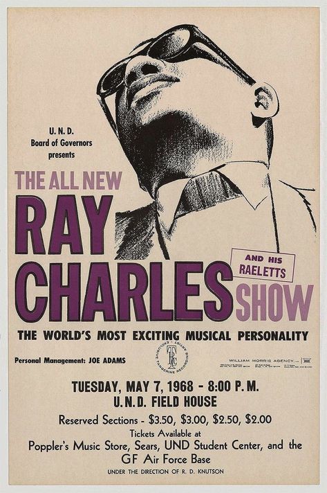 Ray Charles Album Covers, 50s Music Posters, Ray Charles Poster, Retro Band Posters, Jazz Pictures, Bar Posters, 50s Music, Soul Purpose, Music Concert Posters