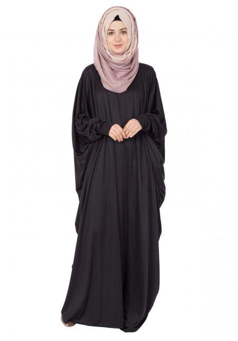 Classic Black Kaftan Abaya New Abaya Style, Habits Musulmans, Black Abaya Designs, Abaya Fashion Dubai, Selling Photography, Black Hijab, Abaya Hijab, Black Kaftan, Dress Abaya