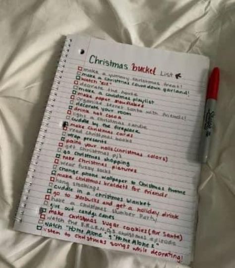 Christmas Checklist, Yummy Christmas Treats, Cute Christmas Ideas, Christmas To Do List, Christmas Playlist, Christmas Bucket List, Christmas Bucket, Christmas Dreaming, Christmas Prep