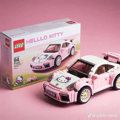 Hello Kitty Lego Sets, Lego Hello Kitty, Birthday Wishlist Ideas I Want, Cute Lego Sets, Sanrio Lego, Legos Aesthetic, Hello Kitty Lego, Cute Lego, Hello Kitty Room Decor