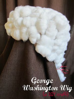 George Washington Wig, George Washington Activities, George Washington Craft, George Washington Costume, Colonial Wigs, George Washington Birthday, George Washington Quotes, Homeschool History, Classical Conversations