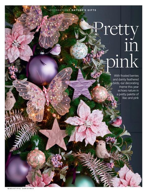 Beautiful Christmas Magazine 2020 by BentsGarden - Issuu Purple Christmas Tree Decorations, Advent Tree, Pink Christmas Tree Decorations, Christmas Magazine, Purple Christmas Tree, Barbie Christmas, Xmas 2022, Blue Christmas Decor, Blue Christmas Tree