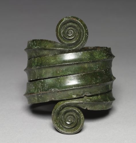 Turned Armilla | Cleveland Museum of Art Ancient Jewels, Ancient Jewellery, Historical Jewellery, Cleveland Museum Of Art, Iron Age, Ancient Jewelry, Bronze Age, Celtic Jewelry, Ancient Artifacts