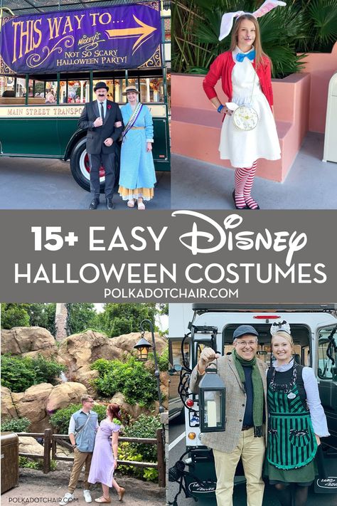 Mary Poppins Diy Costume, Mickeys Halloween Party Costumes, Disney Characters Costumes Diy, Diy Disney Halloween Costumes, Easy Disney Costumes, Disney Family Costumes, Mickeys Not So Scary Halloween, Adult Disney Costumes, Disney Costumes Diy