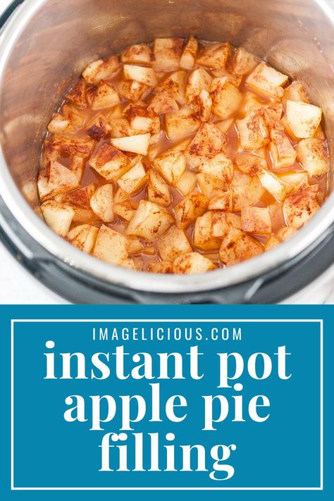 Instant Pot Apple Pie Filling, Instant Pot Apple Pie, Desserts Board, Apple Pie Filling Recipe, Apple Pie Filling Recipes, Apple Cakes, Homemade Apple Pie Filling, Pie Filling Recipes, Apple Pie Filling