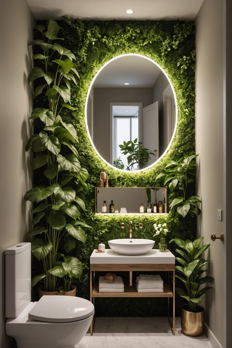 25 Small Powder Bathroom Ideas – ToolzView Tiny Toilet Decor, Salon Ideas Small Spaces, Airbnb Bathroom Ideas, Small Toilet Room Ideas, Small Airbnb Ideas, Small Powder Bathroom, Small Powder Bathroom Ideas, Powder Bathroom Ideas, Modern Zen Bathroom