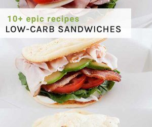 No Bread Sandwich, Keto Sandwiches, Low Carb Sandwich, No Carb Bread, Low Carb Sandwiches, Braised Chicken Breast, Low Gi Foods, Bread Sandwich, Italian Deli