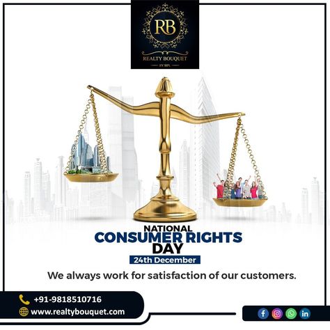 "As a consumer, it is important that you know the powers you have. Enlighten yourself on this World consumer rights day. Realty Bouquet is wishing you all a happy world consumer right day." . . . . . . #ConsumerDay #WorldConsumerDay #WorldConsumerDay2022 #ConsumerDay2022 #ConsumerRightDay #ConsumerRightDay2022 #consumerrights #consumerawareness #consumer #rights #Realtybouquet World Consumer Rights Day Creative Ads, National Consumer Rights Day, World Consumer Rights Day, Consumer Rights, Shiva Photos, Law Student, Design Graphics, Social Media Design Graphics, Creative Ads