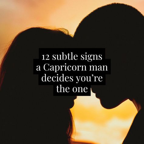 https://www.sonsofuniverse.com/whe-a-capricorn-man-decides-you-are-the-one/

#CapricornMan #Astrology #zodiacsigns #horoscopes #couplesadvice Capricorn Men In Love, Capricorn Personality, Capricorn Rising, Capricorn And Taurus, Emotional Honesty, Deep Talks, You're The One, Capricorn Man, Taurus Woman