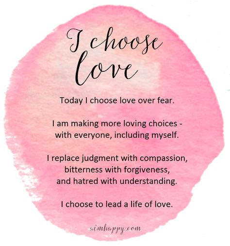 Affirmation For Love, Love Over Fear, Image Couple, Message Positif, A Course In Miracles, Gratitude Affirmations, Life Quotes Love, Daily Positive Affirmations, Morning Affirmations