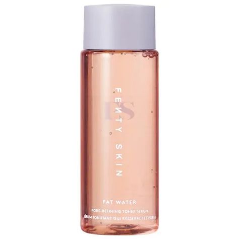 Mini Fat Water Niacinamide Pore-Refining Toner Serum with Barbados Cherry - Fenty Skin | Sephora Barbados Cherry, Fenty Skin, Rose Williams, Skin Images, Pretty Skin Care, Pretty Skin, Fenty Beauty, Dark Spots, Sephora