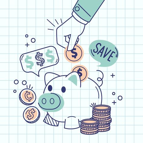 Free vector hand drawn bank drawing dood... | Free Vector #Freepik #freevector #geometric-illustration #doodle-shapes #simple-illustration #doodle-drawing Budget Illustration, Piggy Bank Drawing, Bank Drawing, Bank Illustration, Doodle Shapes, Project Cover Page, Geometric Illustration, Illustration Doodle, Doodle Illustration