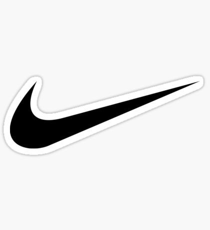 nike Sticker Sticers Idea Aesthetic, Iphone Stickers Aesthetic, Nike Aesthetic Logo, Stickers Ideas Black And White, Aesthetic Stickers Random, Cute Sticker Ideas Black And White, Nike Stickers Aesthetic, White And Black Stickers, Nike Shoes Stickers