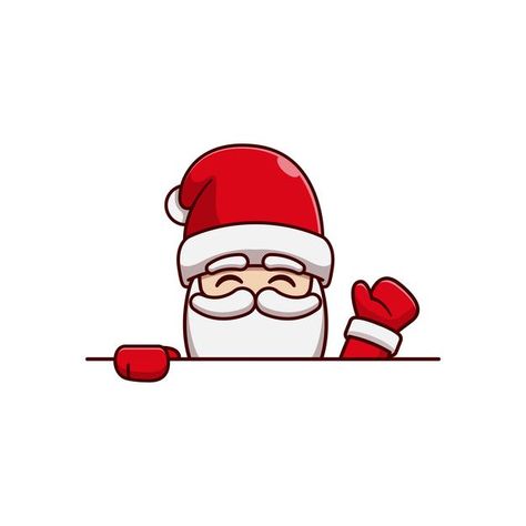 Santa claus vector illustration design s... | Premium Vector #Freepik #vector #christmas Christmas Design Graphic Illustration, Easy Portrait Drawing, Santa Claus Illustration, Easy Portrait, Santa Illustration, Red Mailbox, Santa Tracker, Santa Cartoon, Creepy Santa