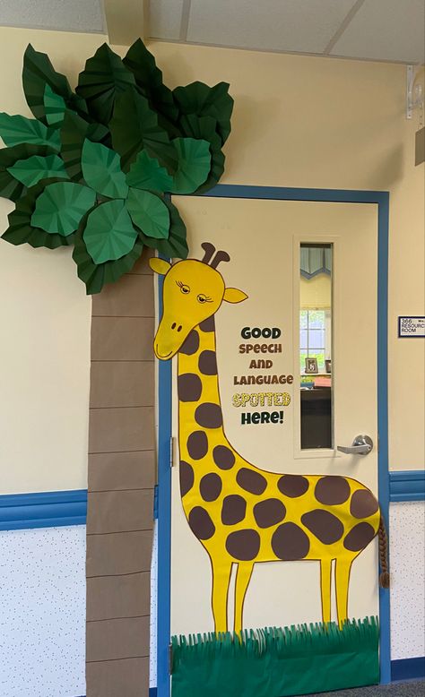 Plants Activity, Jungle Preschool, Jungle Theme Classroom Decorations, Jungle Classroom, High School Bulletin Boards, Church Doors, Jungle Theme Classroom, Jungle Decorations, Plant Activities