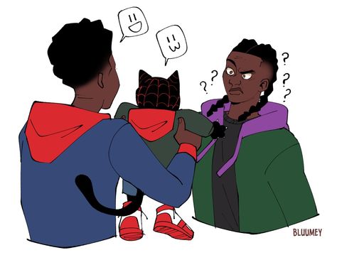 Hobie X Pavitr, Spider House, Miles Morales Spiderman, Marvel Avengers Funny, Marvel Spiderman Art, Love My Boyfriend, Marvel X, Avengers Funny, Spiderman Art